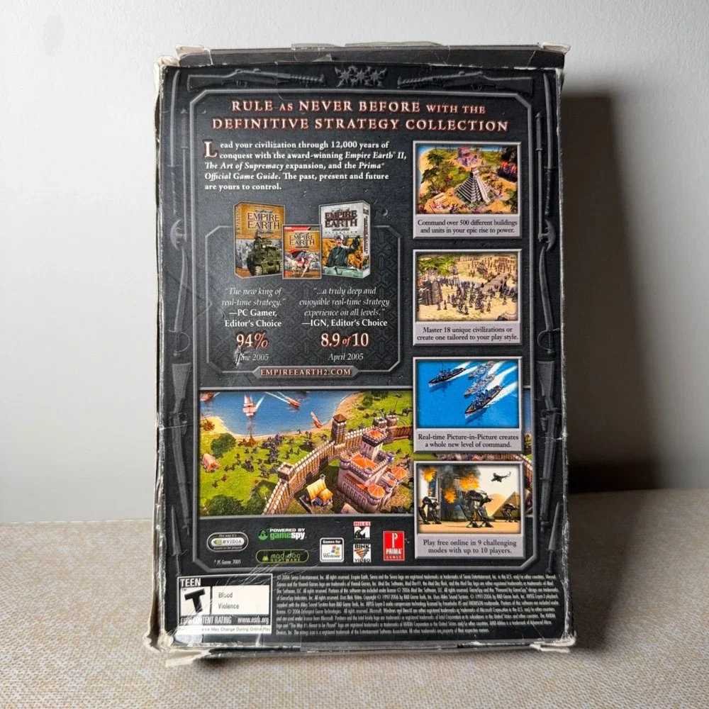 Empire Earth II Platinum Edition PC Game Age of Empires II Bundle‎ Big Box RTS